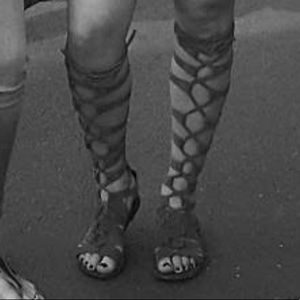 Free People Suede gladiator sandals